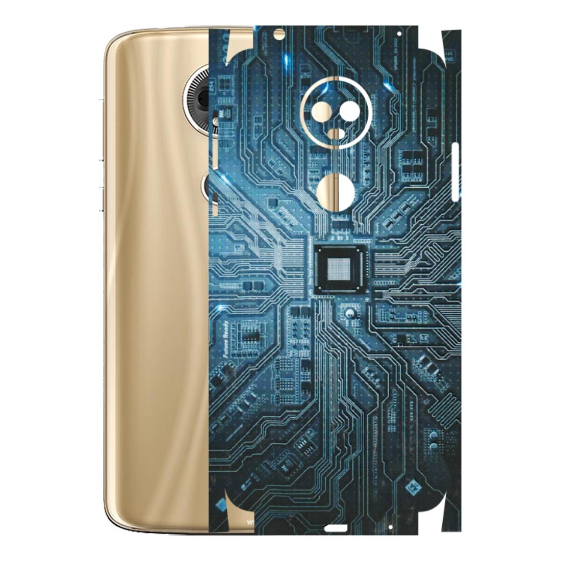Motorola Phone Skins (All Models) - Original Circuit - 3D Embossed Finish (L-267) Motorola Moto E5 Plus