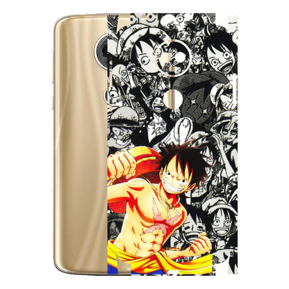 Motorola Phone Skins (All Models) - Anime Comics Games Doodles - 3D Embossed Finish (L-27) Motorola Moto E5 Plus