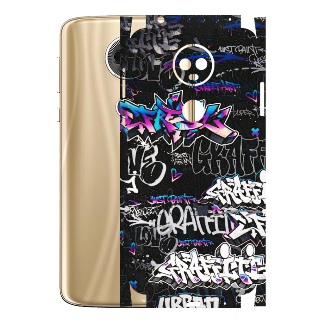Motorola Phone Skins (All Models) - Graffiti Killer - 3D Embossed Finish (L-274) Motorola Moto E5 Plus