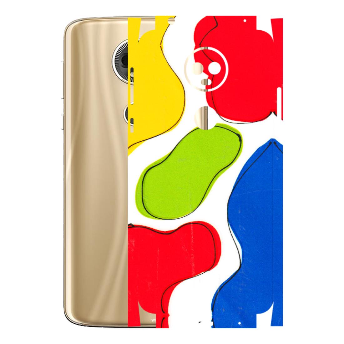 Motorola Phone Skins (All Models) - RGB Colour Paint - 3D Embossed Finish (L-284) Motorola Moto E5 Plus