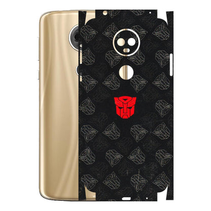 Motorola Phone Skins (All Models) - Transformers Devastation - 3D Embossed Finish (L-301) Motorola Moto E5 Plus