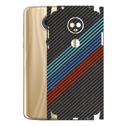 Motorola Phone Skins (All Models) - Carbon BM - 3D Embossed Finish (L-302) Motorola Moto E5 Plus