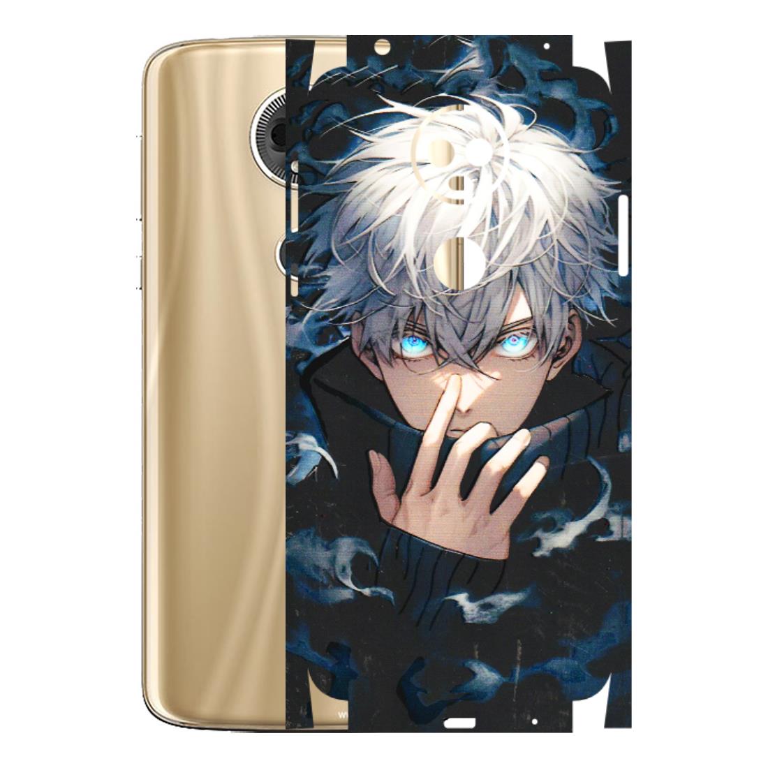 Motorola Phone Skins (All Models) - New Jujutsu Kaisen Anime - 3D Embossed Finish (L-313) Motorola Moto E5 Plus
