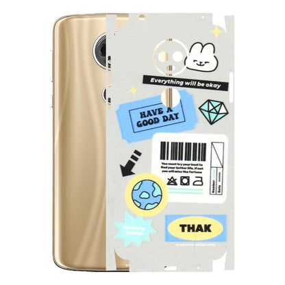 Motorola Phone Skins (All Models) - Will Be Okay Design - 3D Embossed Finish (L-316) Motorola Moto E5 Plus