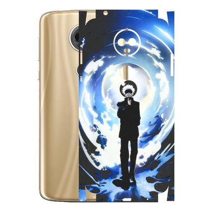 Motorola Phone Skins (All Models) - Jujustu Kaisen Anime Manga - 3D Embossed Finish (L-317) Motorola Moto E5 Plus