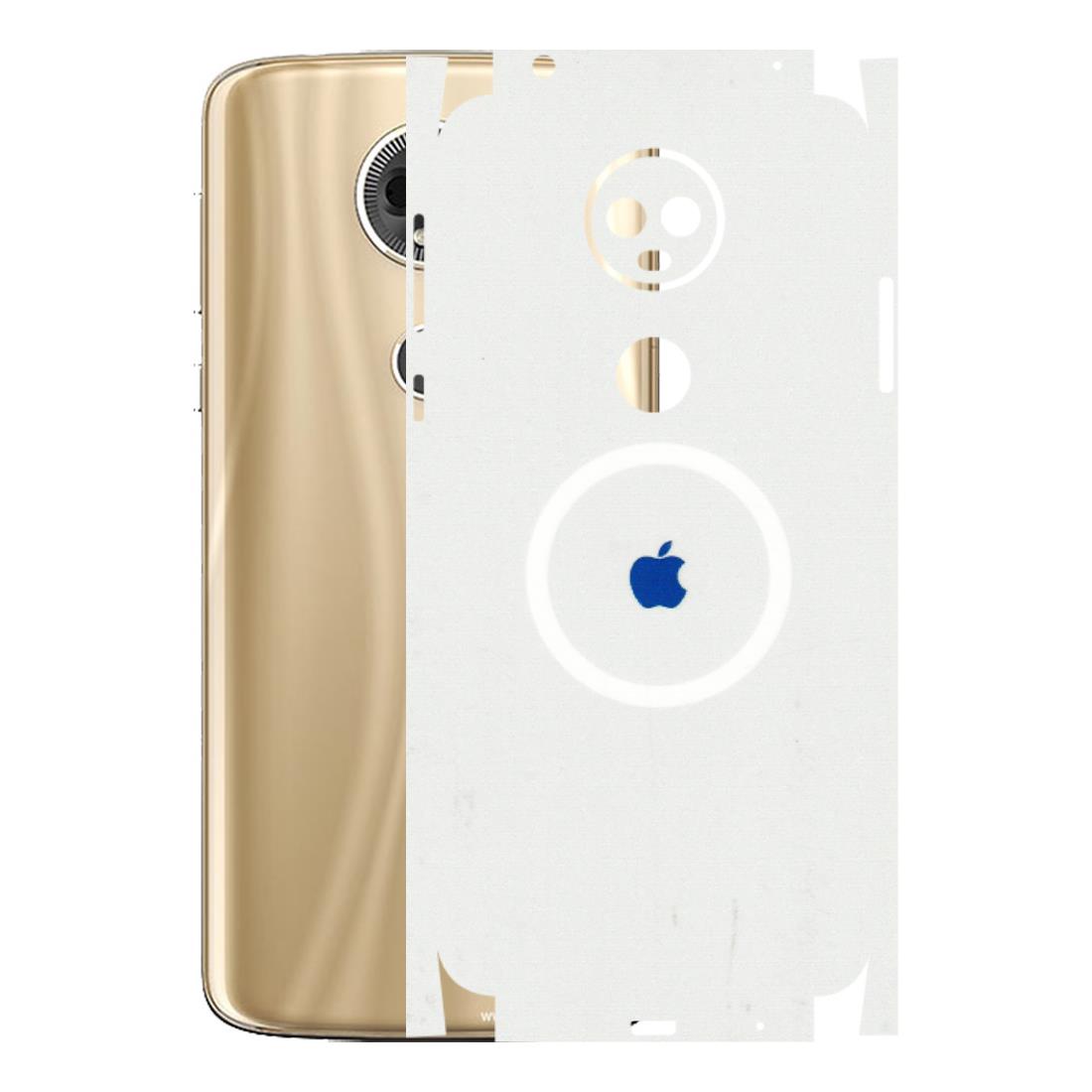 Motorola Phone Skins (All Models) - iPhone Magsafe Logo - 3D Embossed Finish (L-320) Motorola Moto E5 Plus