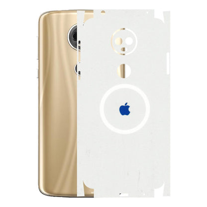 Motorola Phone Skins (All Models) - iPhone Magsafe Logo - 3D Embossed Finish (L-320) Motorola Moto E5 Plus