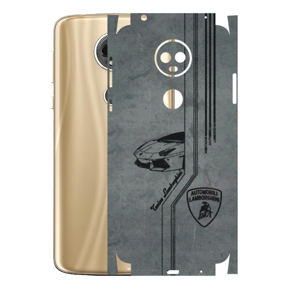 Motorola Phone Skins (All Models) - New Lamborgini Aventador - 3D Embossed Finish (L-321) Motorola Moto E5 Plus