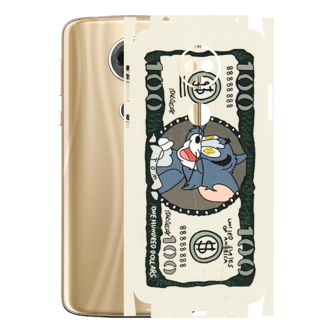 Motorola Phone Skins (All Models) - Tom Hundred Dollar - 3D Embossed Finish (L-324) Motorola Moto E5 Plus