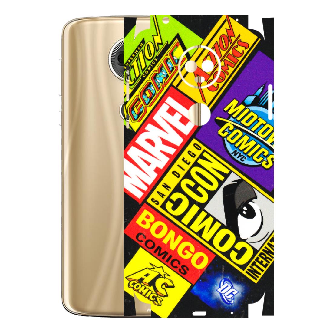 Motorola Phone Skins (All Models) - Bongo Comic Con - 3D Embossed Finish (L-325) Motorola Moto E5 Plus