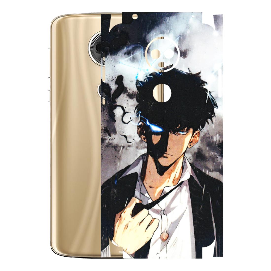 Motorola Phone Skins (All Models) - Sung Jinwoo Manhwa Anime - 3D Embossed Finish (L-328) Motorola Moto E5 Plus