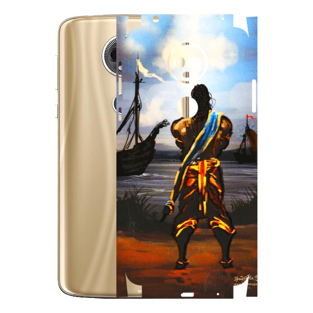 Motorola Phone Skins (All Models) - Heavenly God Figure - 3D Embossed Finish (L-34) Motorola Moto E5 Plus