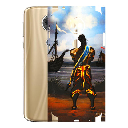Motorola Phone Skins (All Models) - Heavenly God Figure - 3D Embossed Finish (L-34) Motorola Moto E5 Plus