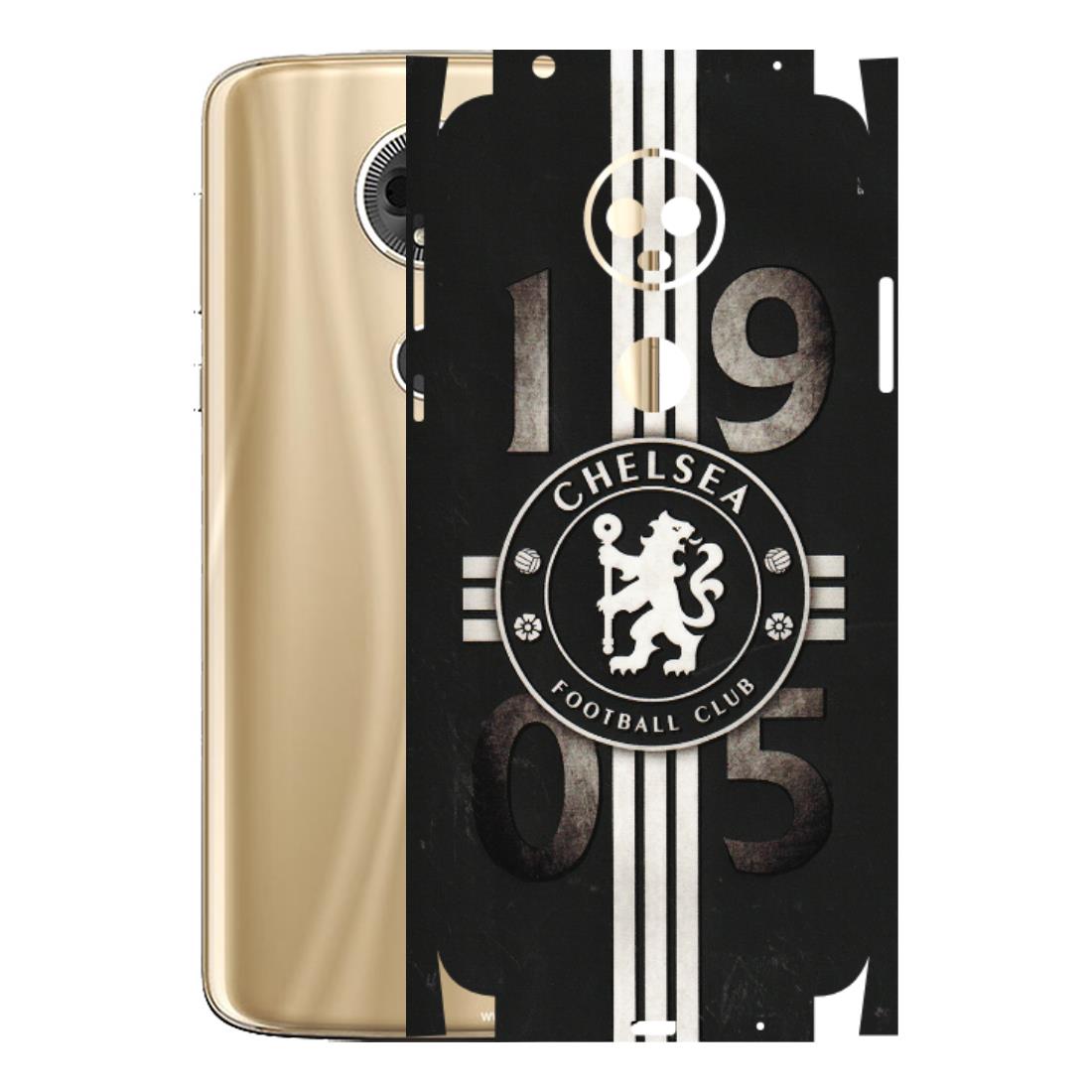 Motorola Phone Skins (All Models) - Chelsea Fan Club - 3D Embossed Finish (L-36) Motorola Moto E5 Plus
