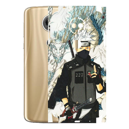 Motorola Phone Skins (All Models) - Kakashi Hatake Naruto Anime - 3D Embossed Finish (L-46) Motorola Moto E5 Plus