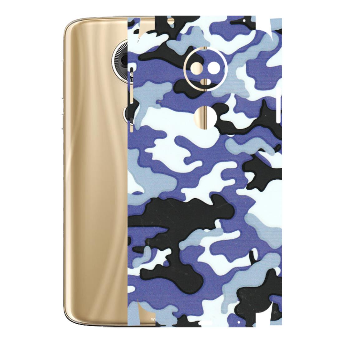 Motorola Phone Skins (All Models) - Powerfull Military Camoflauge - 3D Embossed Finish (L-49) Motorola Moto E5 Plus