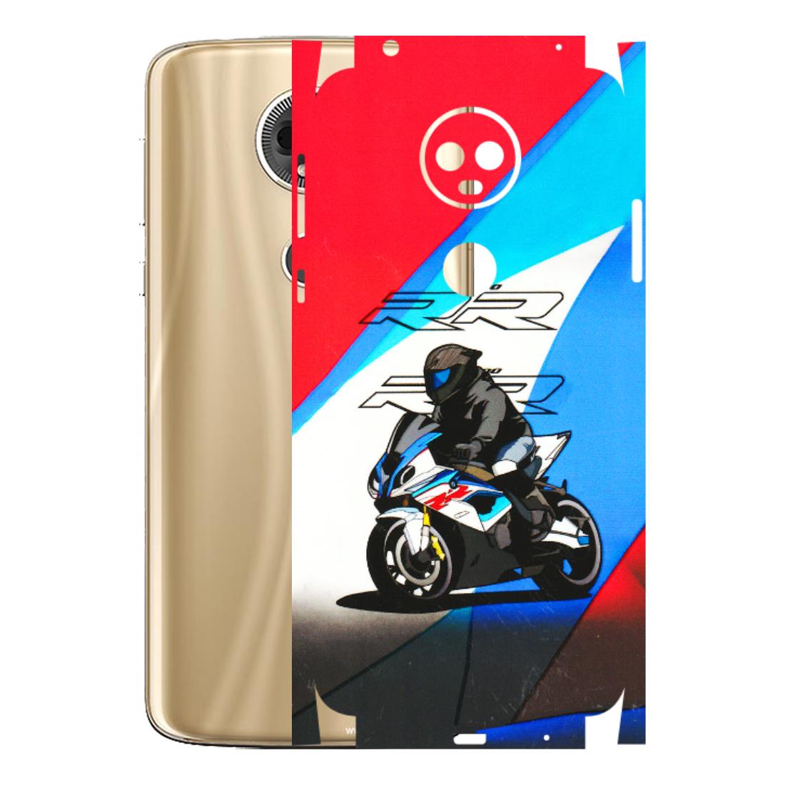 Motorola Phone Skins (All Models) - Bikers Love - 3D Embossed Finish (L-58) Motorola Moto E5 Plus