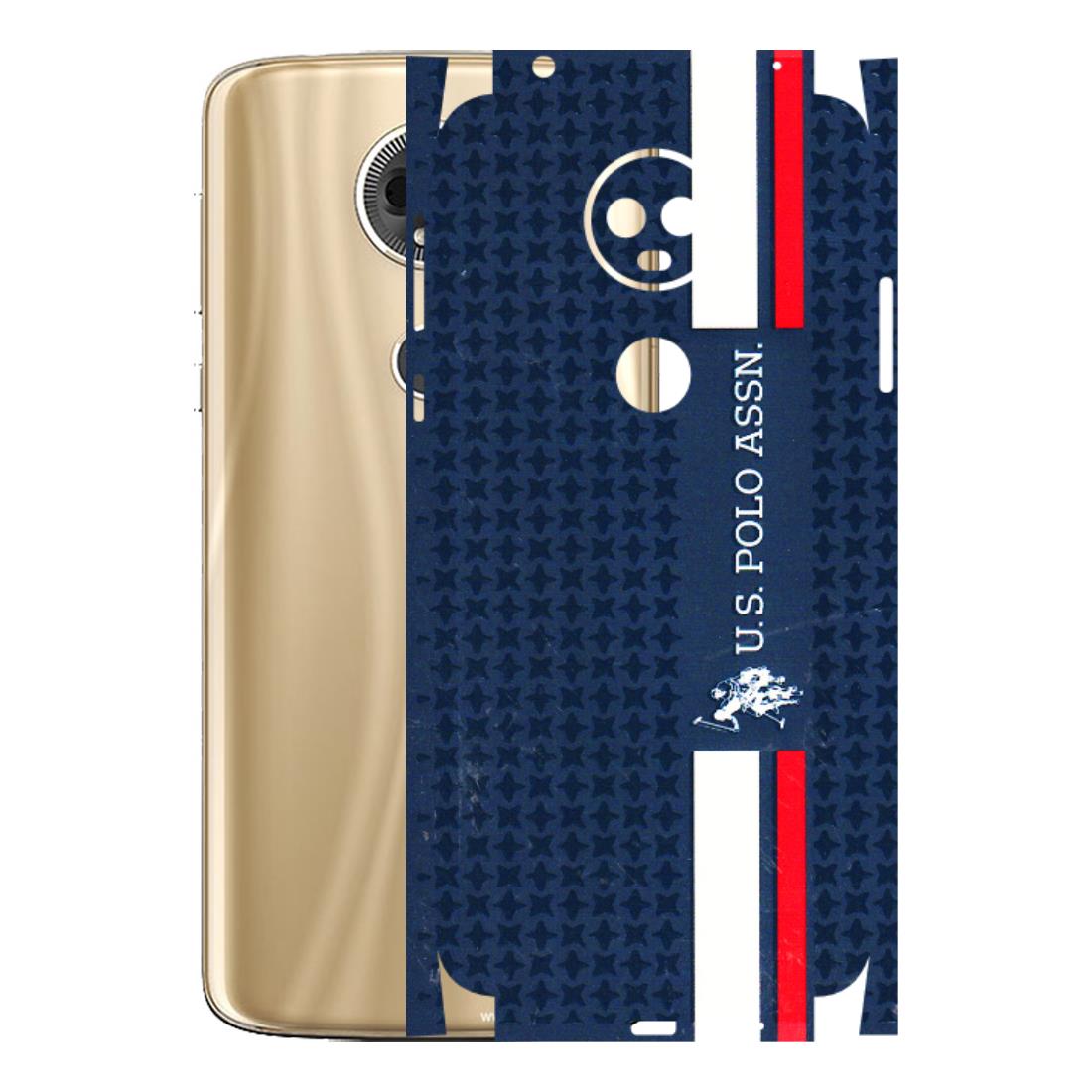 Motorola Phone Skins (All Models) - US POLO Designer Brand - 3D Embossed Finish (L-65) Motorola Moto E5 Plus