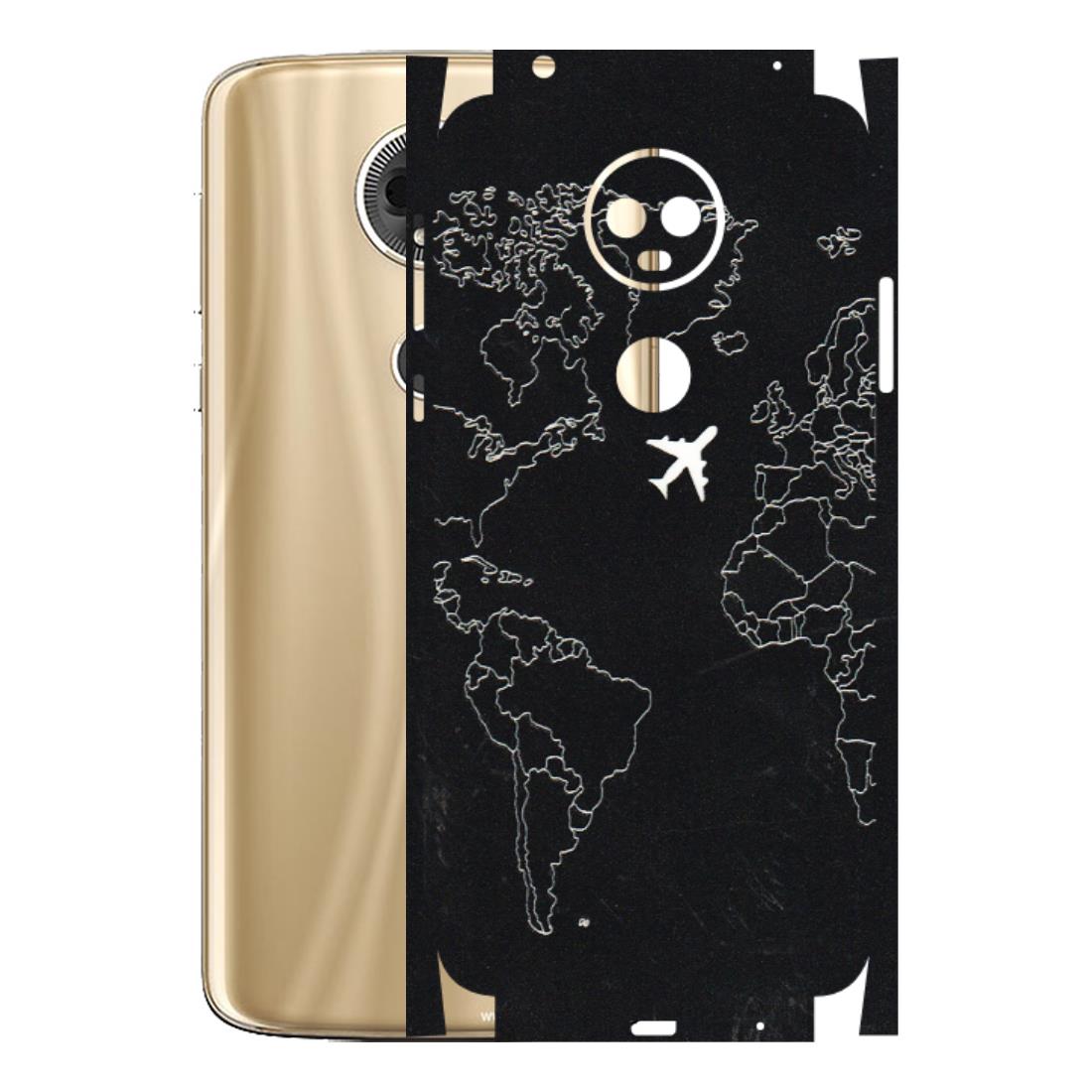 Motorola Phone Skins (All Models) - Never Ending Travel - 3D Embossed Finish (L-79) Motorola Moto E5 Plus