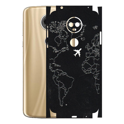 Motorola Phone Skins (All Models) - Never Ending Travel - 3D Embossed Finish (L-79) Motorola Moto E5 Plus