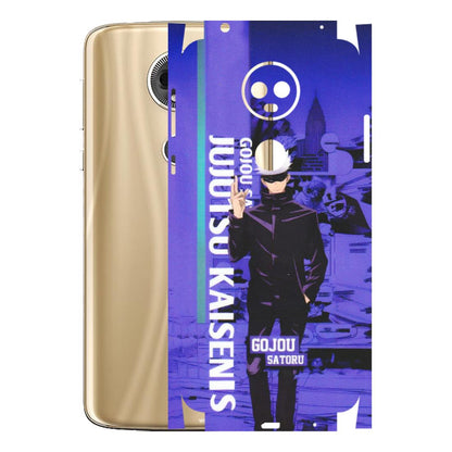 Motorola Phone Skins (All Models) - Jujutsu Kaisen Gojo - Matte Finish (M-05) Motorola Moto E5 Plus
