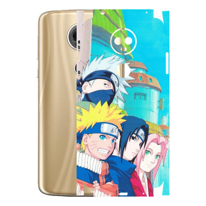 Motorola Phone Skins (All Models) - Team Minato And Kakashi - Matte Finish (M-101) Motorola Moto E5 Plus
