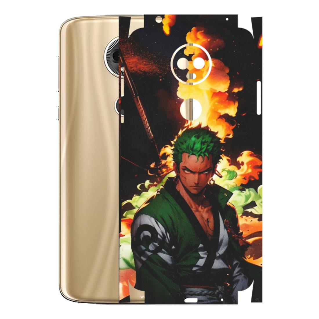 Motorola Phone Skins (All Models) - Roronoa Zoro - Matte Finish (M-102) Motorola Moto E5 Plus