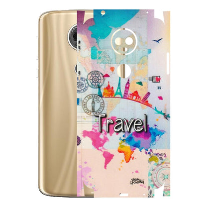 Motorola Phone Skins (All Models) - Travel The Wonders - Matte Finish (M-108) Motorola Moto E5 Plus