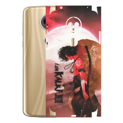 Motorola Phone Skins (All Models) - The Black Book Kalia Anime - Matte Finish (M-129) Motorola Moto E5 Plus