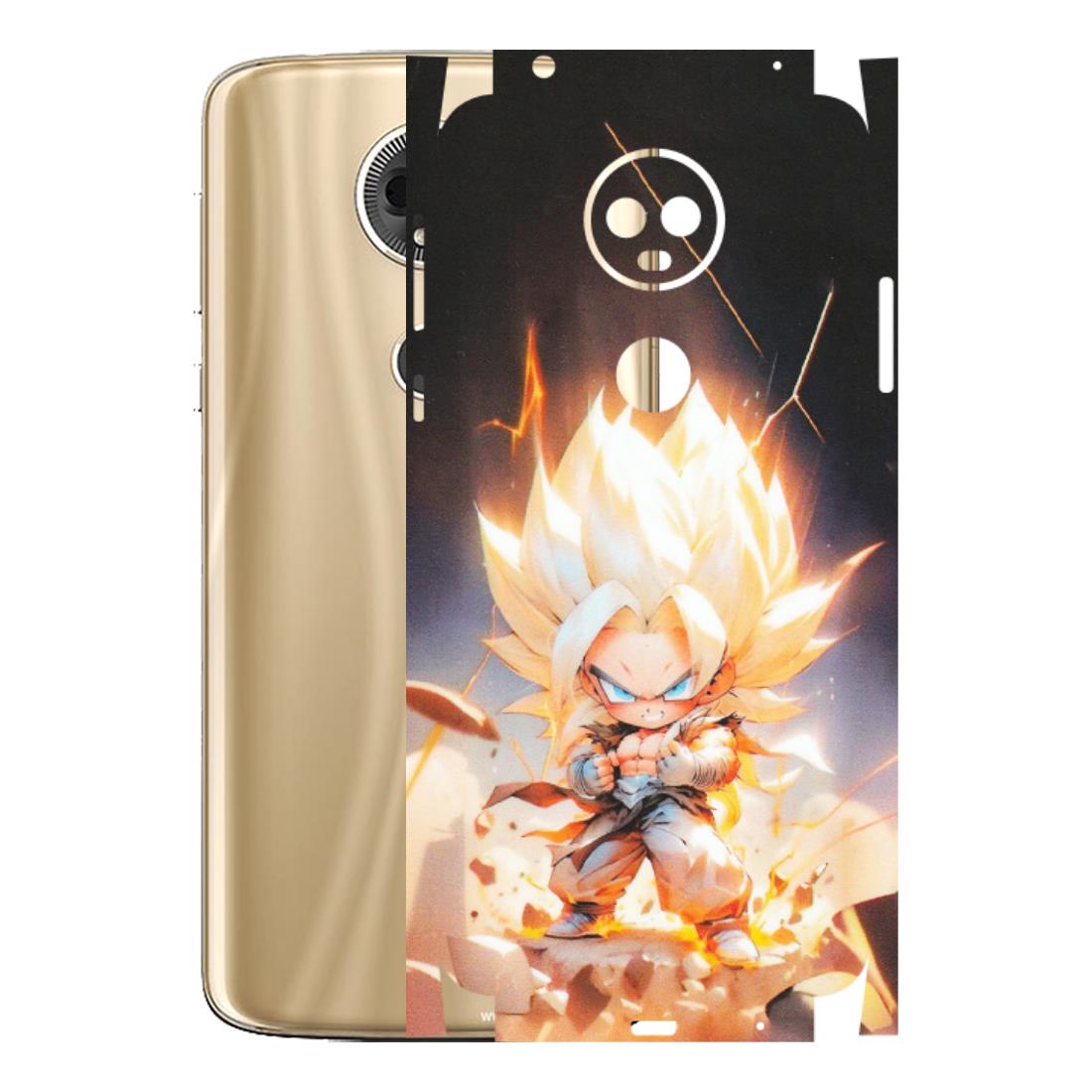 Motorola Phone Skins (All Models) - Goku Dragon Cute Anime - Matte Finish (M-131) Motorola Moto E5 Plus