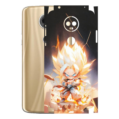 Motorola Phone Skins (All Models) - Goku Dragon Cute Anime - Matte Finish (M-131) Motorola Moto E5 Plus