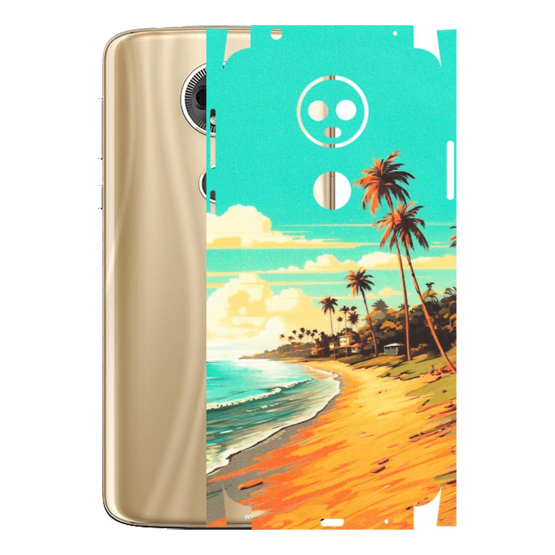 Motorola Phone Skins (All Models) - Miami Beach - Matte Finish (M-136) Motorola Moto E5 Plus