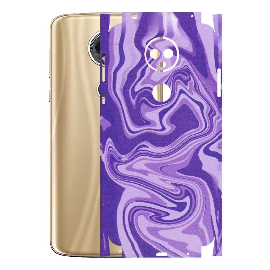 Motorola Phone Skins (All Models) - Hazy Purple Nights - Matte Finish (M-14) Motorola Moto E5 Plus