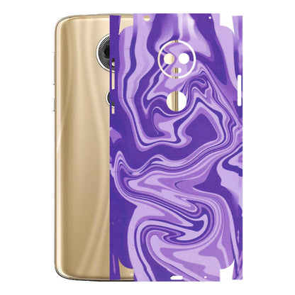 Motorola Phone Skins (All Models) - Hazy Purple Nights - Matte Finish (M-14) Motorola Moto E5 Plus