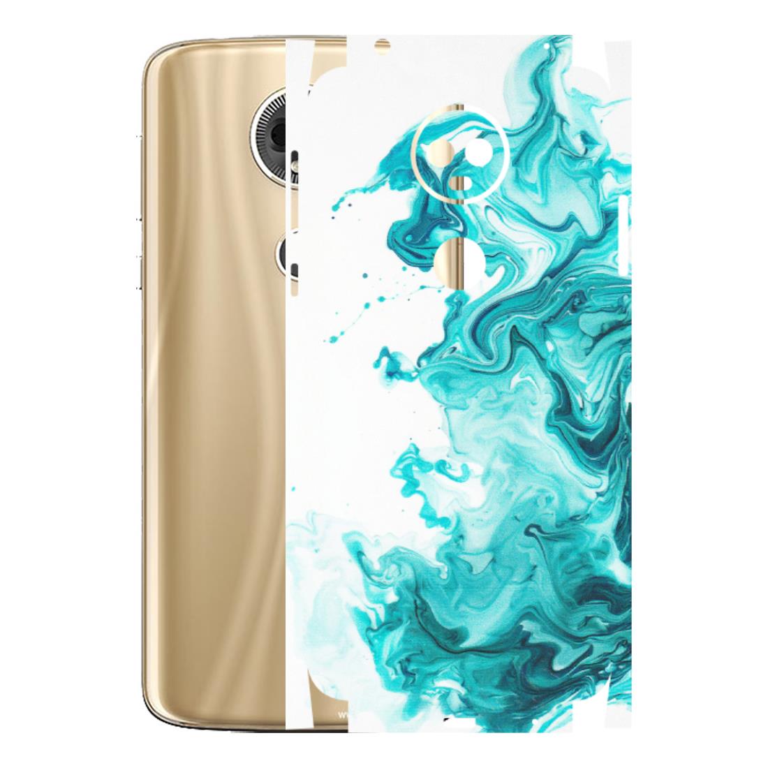 Motorola Phone Skins (All Models) - Sky Blue Abstract Colour - Matte Finish (M-146) Motorola Moto E5 Plus