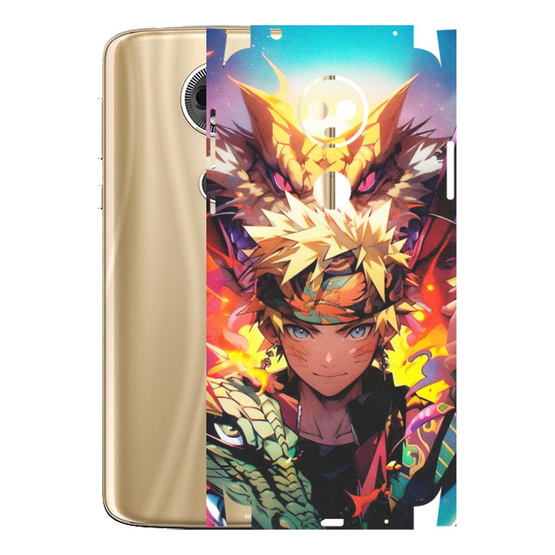 Motorola Phone Skins (All Models) - Angry Naruto Anime - Matte Finish (M-148) Motorola Moto E5 Plus