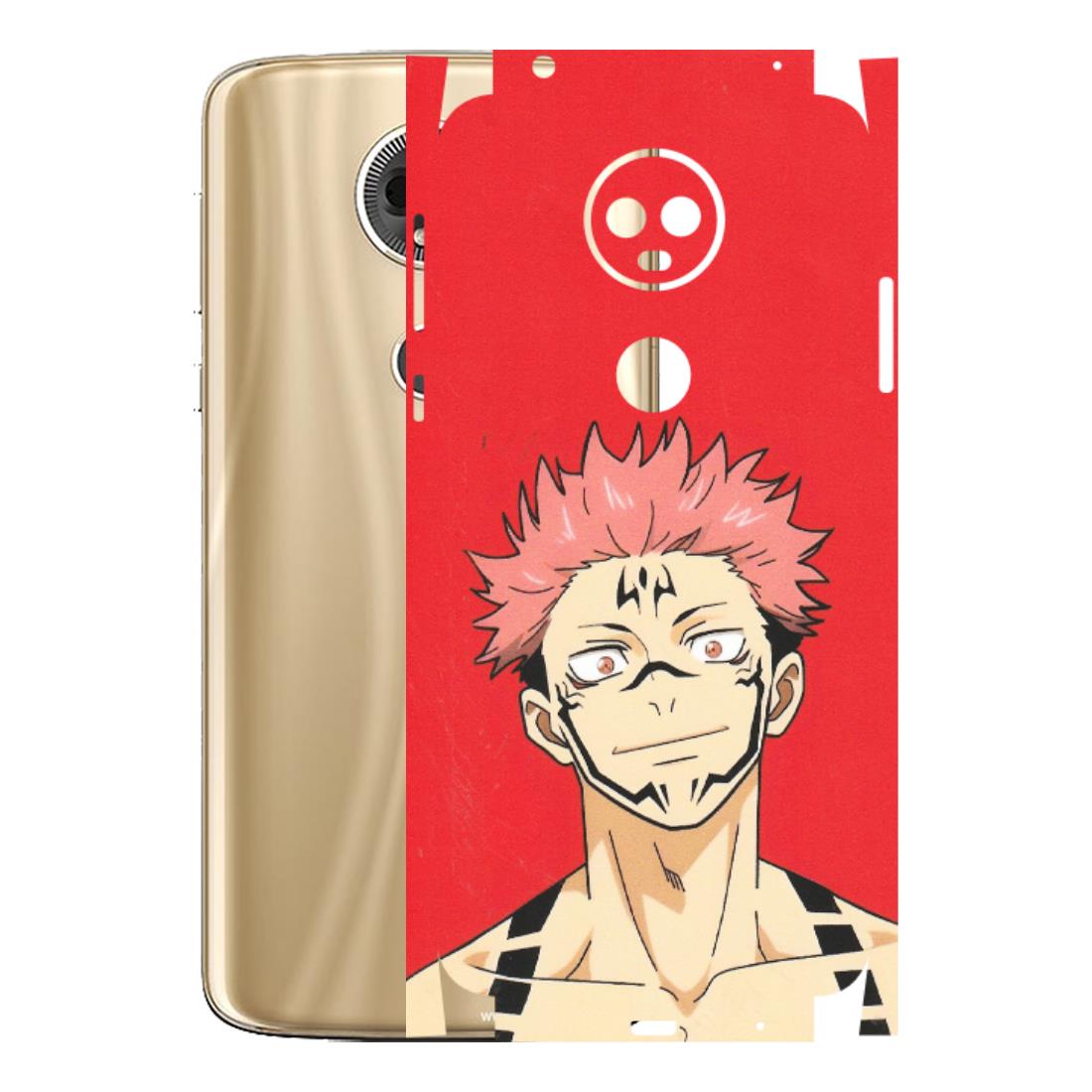 Motorola Phone Skins (All Models) - Ryomen Sukuna Fun Anime - Matte Finish (M-153) Motorola Moto E5 Plus