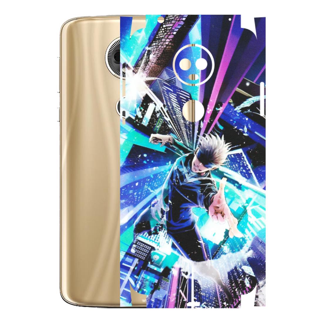 Motorola Phone Skins (All Models) - Manga Action Jujustu Kaisen Anime - Matte Finish (M-155) Motorola Moto E5 Plus