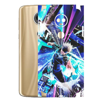 Motorola Phone Skins (All Models) - Manga Action Jujustu Kaisen Anime - Matte Finish (M-155) Motorola Moto E5 Plus