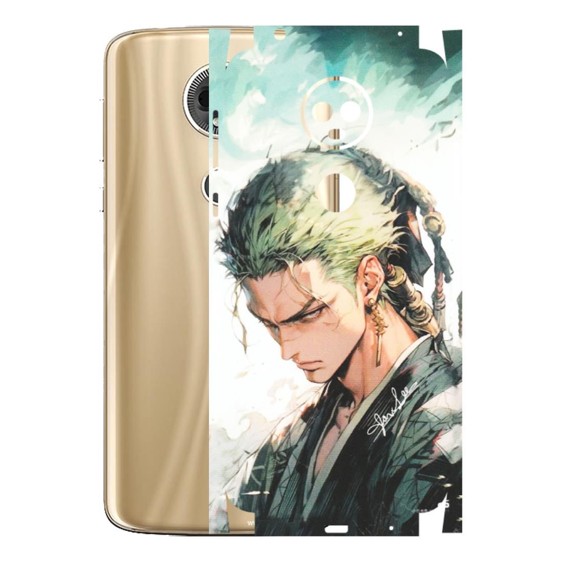 Motorola Phone Skins (All Models) - Pirate Hunter One Piece Anime - Matte Finish (M-157) Motorola Moto E5 Plus