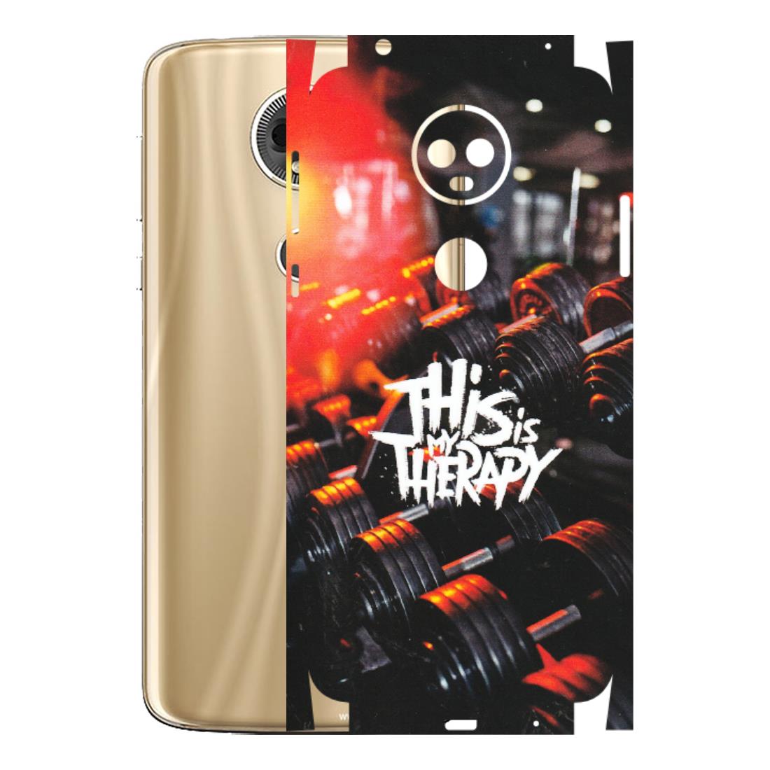 Motorola Phone Skins (All Models) - GYM Lover Therapy - Matte Finish (M-160) Motorola Moto E5 Plus