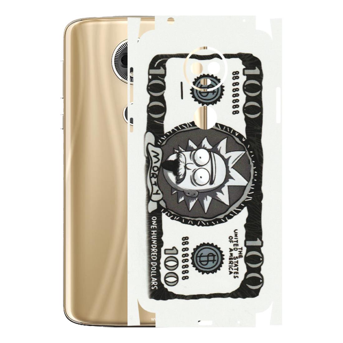 Motorola Phone Skins (All Models) - Rick And Morty Hundred Dollar Anime - Matte Finish (M-161) Motorola Moto E5 Plus