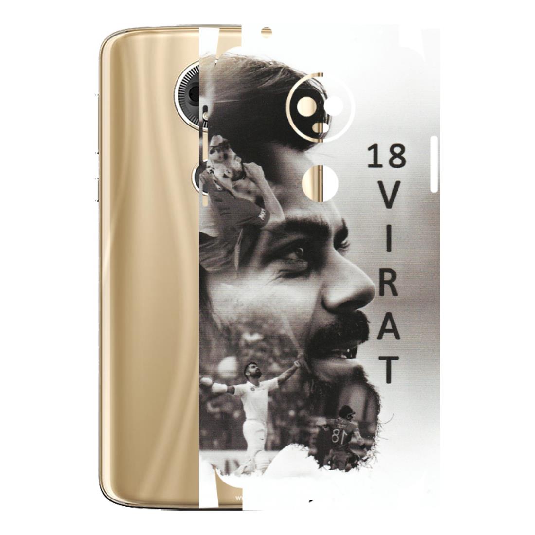 Motorola Phone Skins (All Models) - Virat Kohli Cricketer - Matte Finish (M-163) Motorola Moto E5 Plus