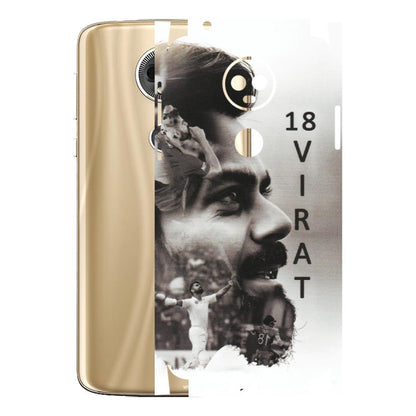Motorola Phone Skins (All Models) - Virat Kohli Cricketer - Matte Finish (M-163) Motorola Moto E5 Plus
