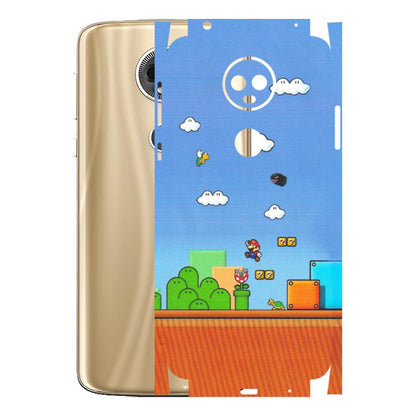 Motorola Phone Skins (All Models) - Mario Game Scene - Matte Finish (M-24) Motorola Moto E5 Plus