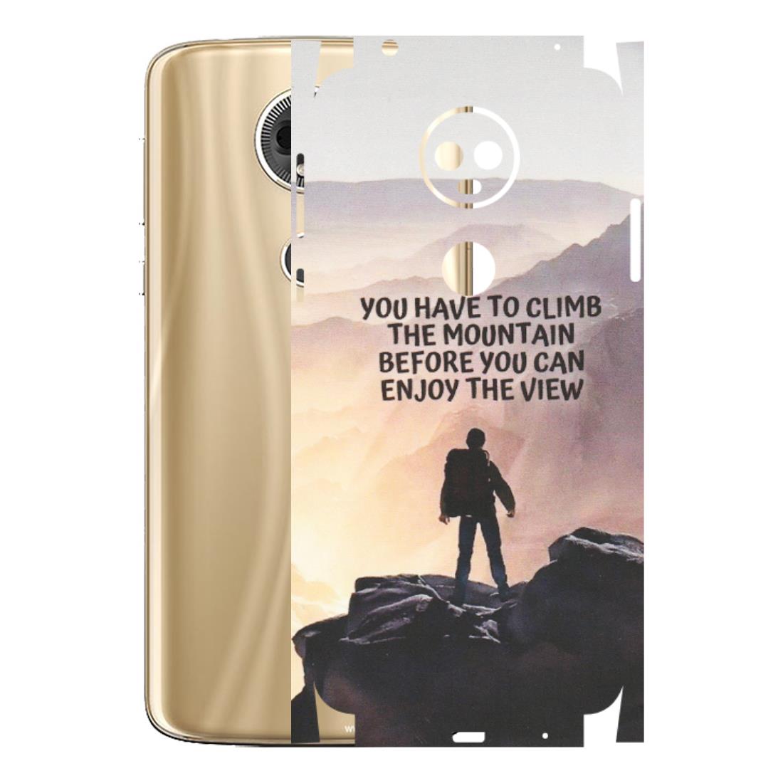 Motorola Phone Skins (All Models) - Motivational Hiking Mountain - Matte Finish (M-28) Motorola Moto E5 Plus
