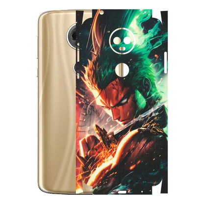 Motorola Phone Skins (All Models) - Anime Gojo Sword - Matte Finish (M-32) Motorola Moto E5 Plus
