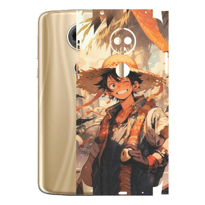 Motorola Phone Skins (All Models) - Anime Character Smile - Matte Finish (M-33) Motorola Moto E5 Plus