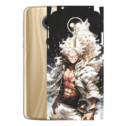 Motorola Phone Skins (All Models) - Anime Angry Classy Character - Matte Finish (M-34) Motorola Moto E5 Plus