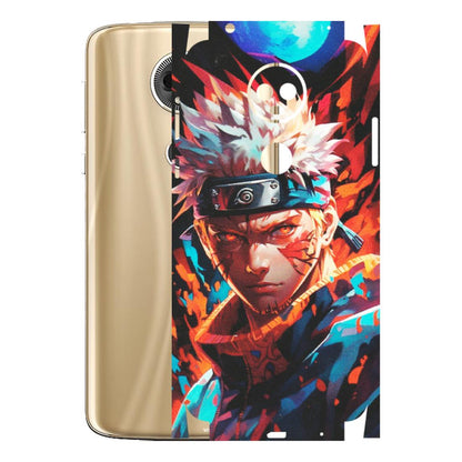 Motorola Phone Skins (All Models) - Anime Ferocious Character - Matte Finish (M-44) Motorola Moto E5 Plus